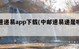 中邮速递易app下载(中邮速易递是哪个快递)