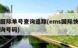 ems国际单号查询追踪(ems国际快递单号查询号码)