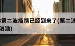 2023第二波疫情已经到来了(第二波疫情来势汹汹)