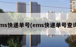 ems快递单号(ems快递单号查询)