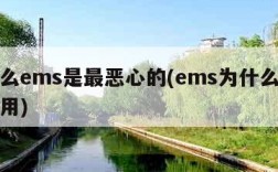 为什么ems是最恶心的(ems为什么慢还有人用)