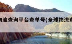 全球物流查询平台查单号(全球物流查询17k)