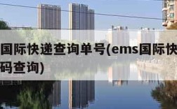 ems国际快递查询单号(ems国际快递查询号码查询)