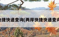 两岸快捷快递查询(两岸快捷快递查询电话)