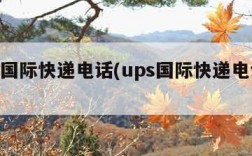 ups国际快递电话(ups国际快递电话查询)