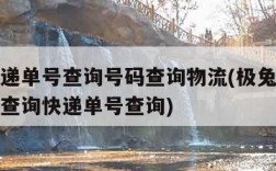 极兔速递单号查询号码查询物流(极兔速递查询单号查询快递单号查询)