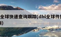 dhl全球快递查询跟踪(dhl全球件快递查询)