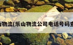 乐山物流(乐山物流公司电话号码查询)