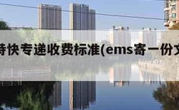 邮政特快专递收费标准(ems寄一份文件多少钱)