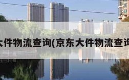 京东大件物流查询(京东大件物流查询单号)