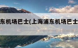 上海浦东机场巴士(上海浦东机场巴士时刻表2023)