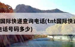 tnt国际快递查询电话(tnt国际快递查询电话号码多少)