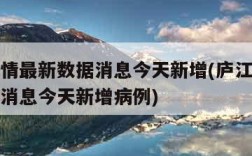 庐江疫情最新数据消息今天新增(庐江疫情最新数据消息今天新增病例)