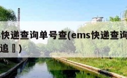 EMS快递查询单号查(ems快递查询单号查询追踿)