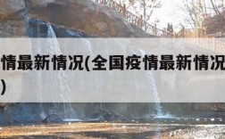 全国疫情最新情况(全国疫情最新情况实时动态图表)