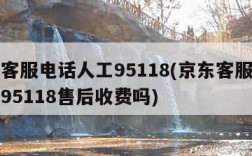 京东客服电话人工95118(京东客服电话人工95118售后收费吗)