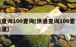 快递查询100查询(快递查询100查询韵达快递)