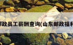 山东邮政员工薪酬查询(山东邮政福利待遇)