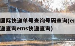 ems国际快递单号查询号码查询(ems国际快递查询ems快递查询)