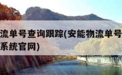 安能物流单号查询跟踪(安能物流单号查询跟踪查询系统官网)