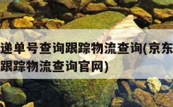 京东快递单号查询跟踪物流查询(京东快递单号查询跟踪物流查询官网)